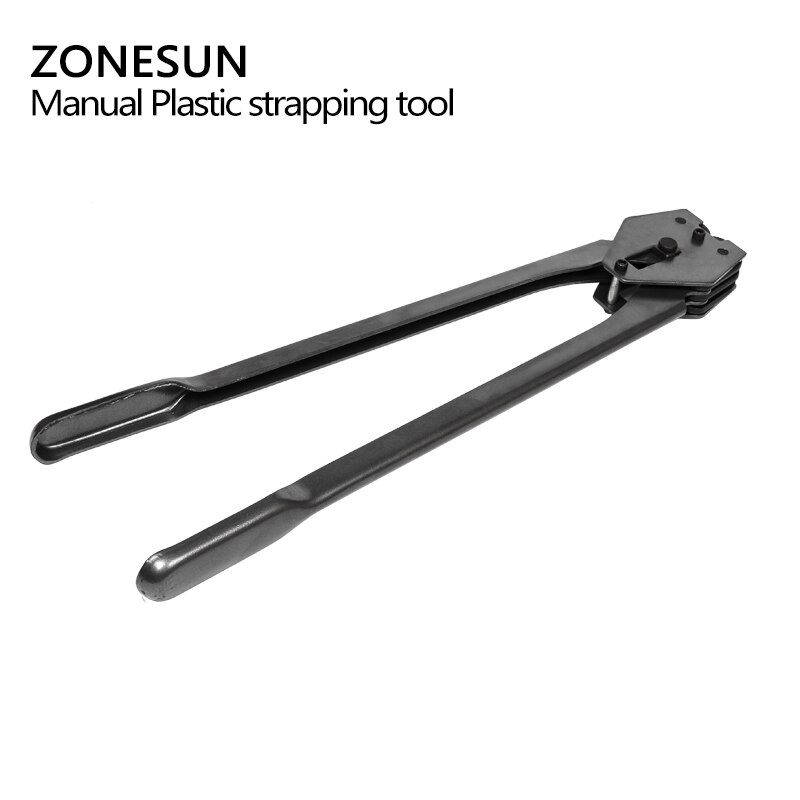 ZONESUN Long Hand PP PET Plastic Strapping Cutter for PP PET Strapping Belt Band Tensioner and Sealing Max Cut 16mm