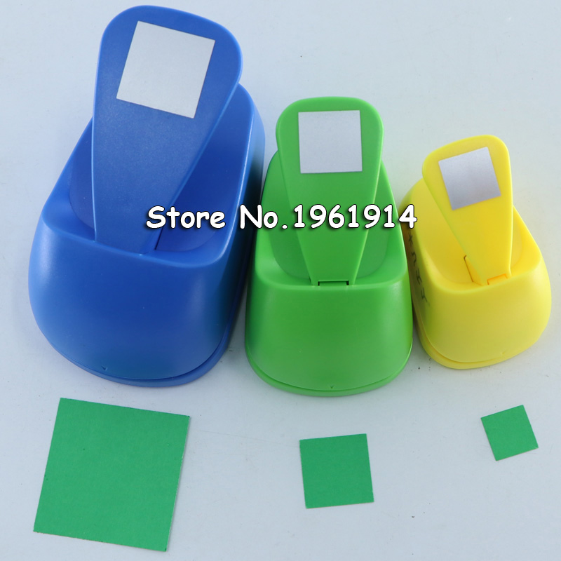 18mm-53mm Square Shaped craft punch Scrapbooking School DIY Paper Cutter EVA foam Geometry Hole Punches