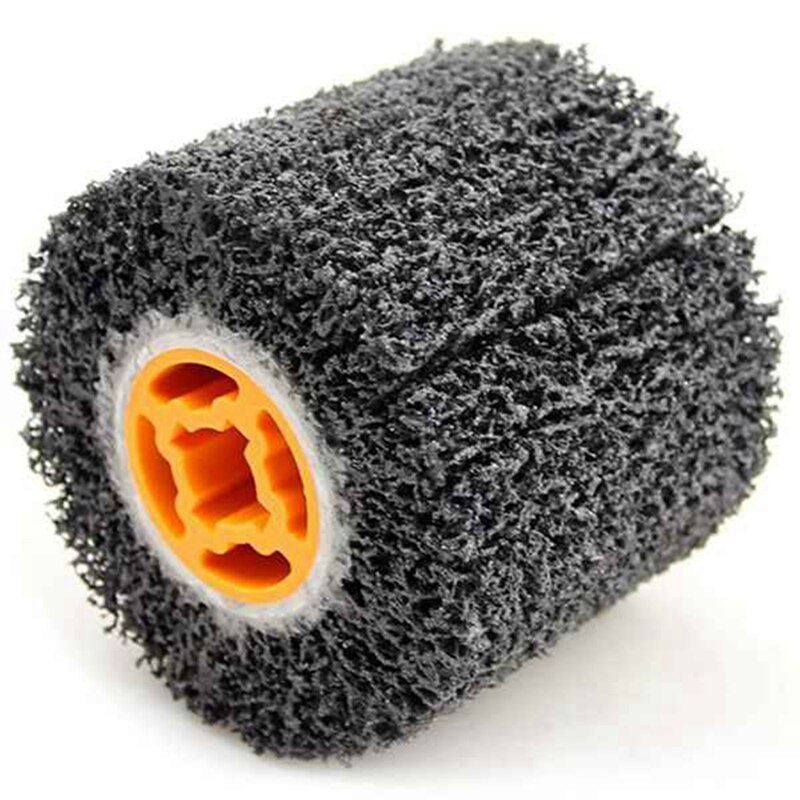 120X100mm Metal Grinding And Welding Repair Rust Removal Cleaning Wheel Wire Drawing Wheel Polishing Wheel (40 Grit)