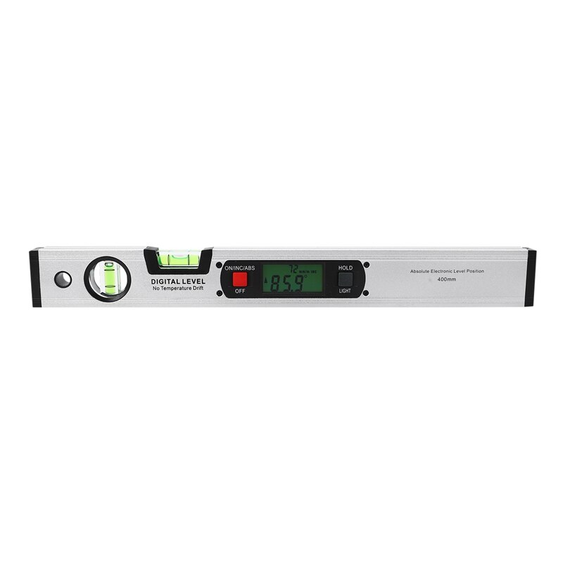 GTBL Digital Angle Finder Level 360 Degree Range Spirit Level Upright Inclinometer Protractor Ruler: Default Title