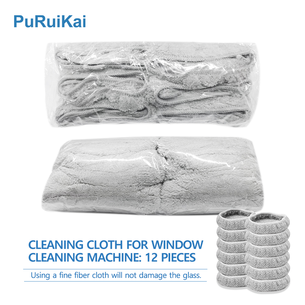 Window cleaning robot wipes, rags, rags, napkins 12PCS