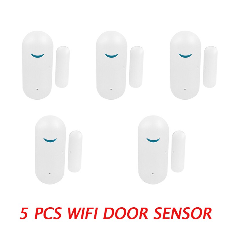 Tuya Smart WiFi Door Sensor Door Open/Closed Detectors Switch Window Sensor Smart Home Smart Life Security Alert Security Alarm: 5PCS Door Sensor