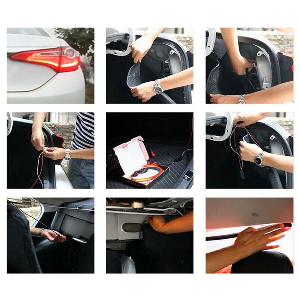 40\ " auto led achter 3rd remstrip drl rijwaarschuwingslicht richtingaanwijzer universeel