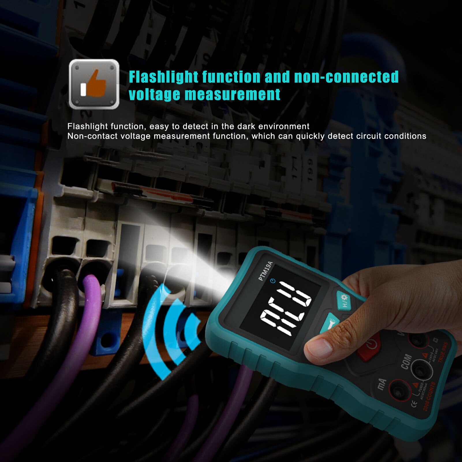 Digital Multimeter DC AC Voltmeter Bluetooth Wireless APP Control Tester S7