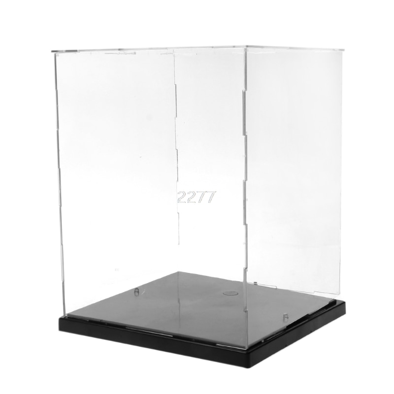 Helder Acryl Display Box Stofdicht Bescherming Model Show Case Met Led-verlichting MAY14