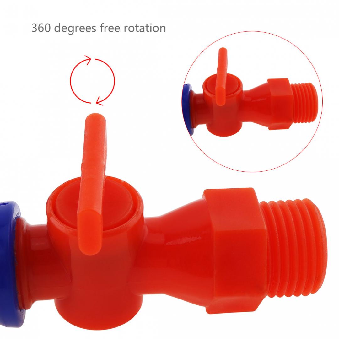 1/4 inch 300mm platte spuitmonden plastic flexibele water-oliekoelbuis met schakelaar voor cnc-machine / frees / draaibank