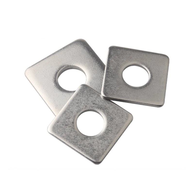 304 kwadratowe podkładki płaskie ze stali nierdzewnej  m8 m10 niestandardowe grube duże podkładki kwadratowe