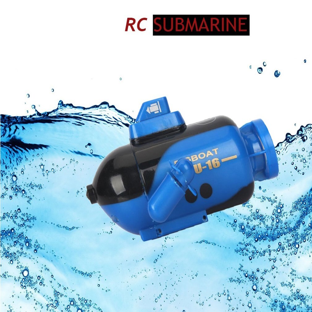 Mini Radio Racing RC Submarine Remote Control Boat Toy With LED Light Light RC Toy Colors Waterproof Model Toy