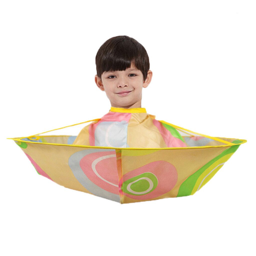 Haircut Gown Apron Kids Boy Hair Cutting Cape Gown Hairdresser Barber Apron Hairdressing Children Cloak Umbrella