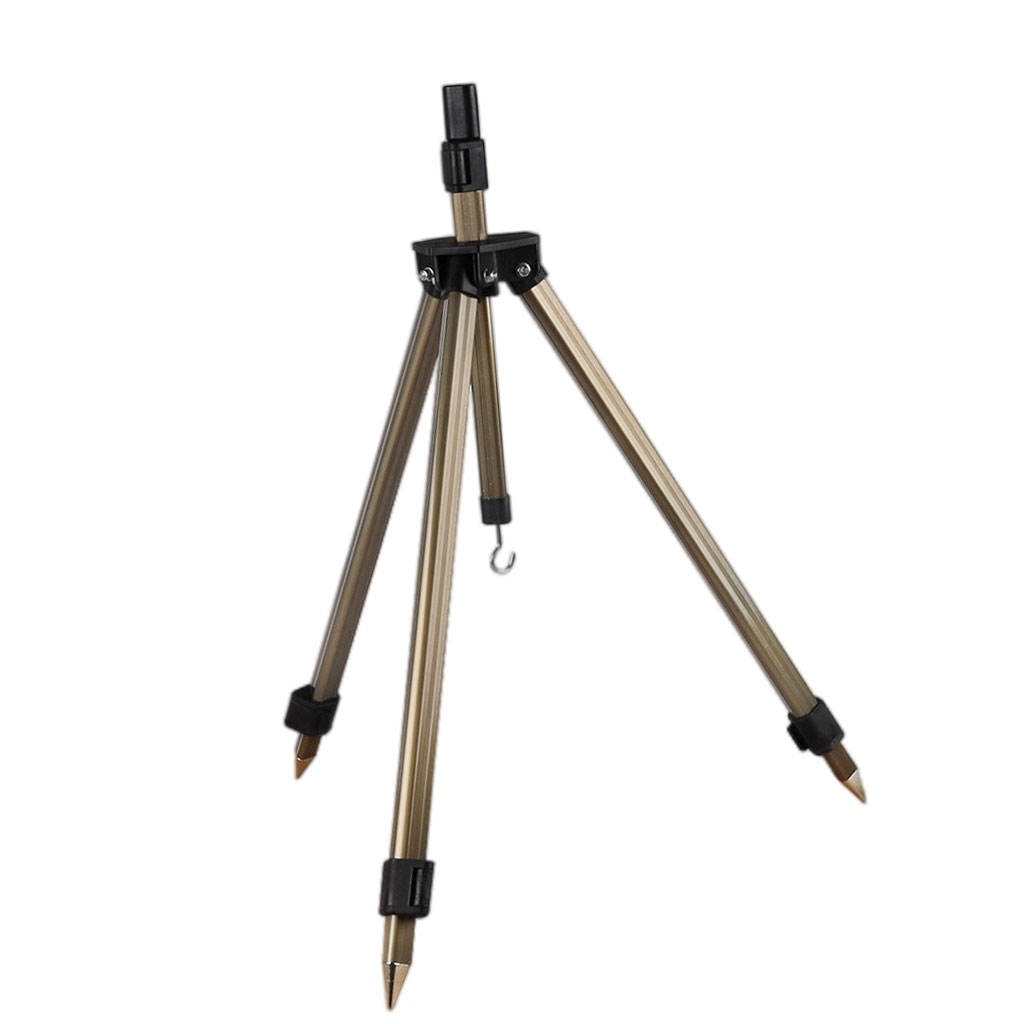 Fishing Rod Holder Retractable Collapsible Tripod Stand Pole Holder Plug Aluminum Alloy Bracket for Shore Beach Pole Coarse