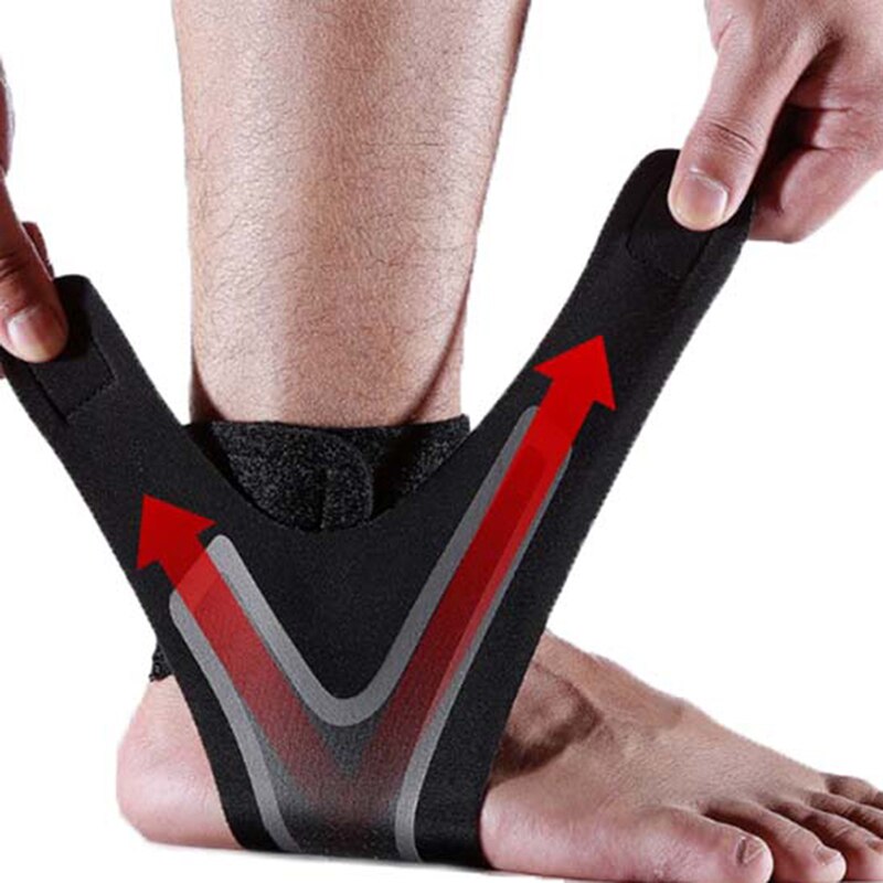Ankelstøtterem justerbar bøjle fodforstuvning smerterelif sportsbeskytter