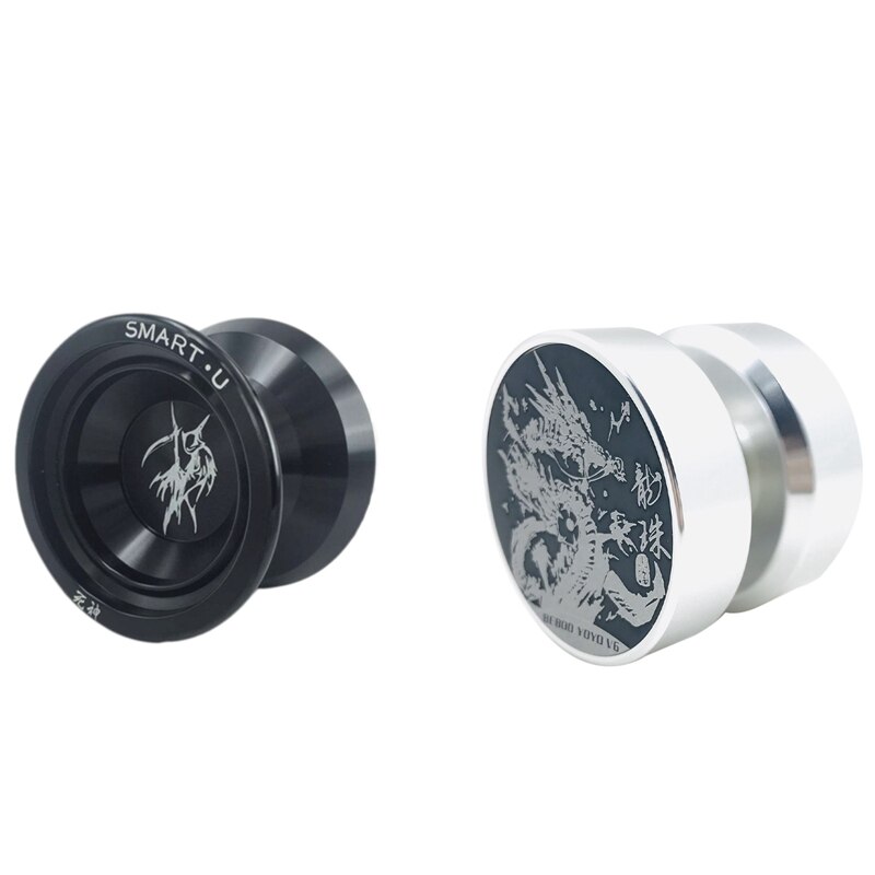 Bebooyoyo metal yoyo set yo yo + glove  + 3 ropes &amp; bebooyoyo ball bearing beboo yoyo  v6 alloy aluminium yo yo metal 2: Default Title
