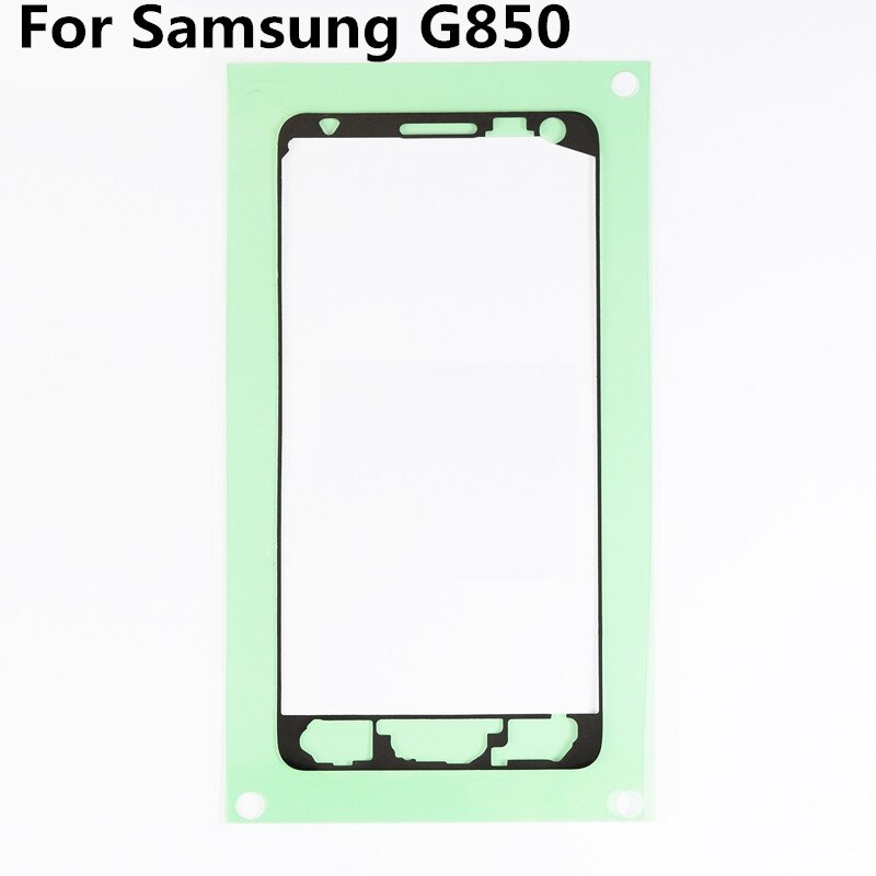 10 Pcs Originele Front Lcd Faceplate Midden Frame Waterdichte Plakband Sticker Voor Samsung Galaxy Alpha SM-G850F G850F G850A