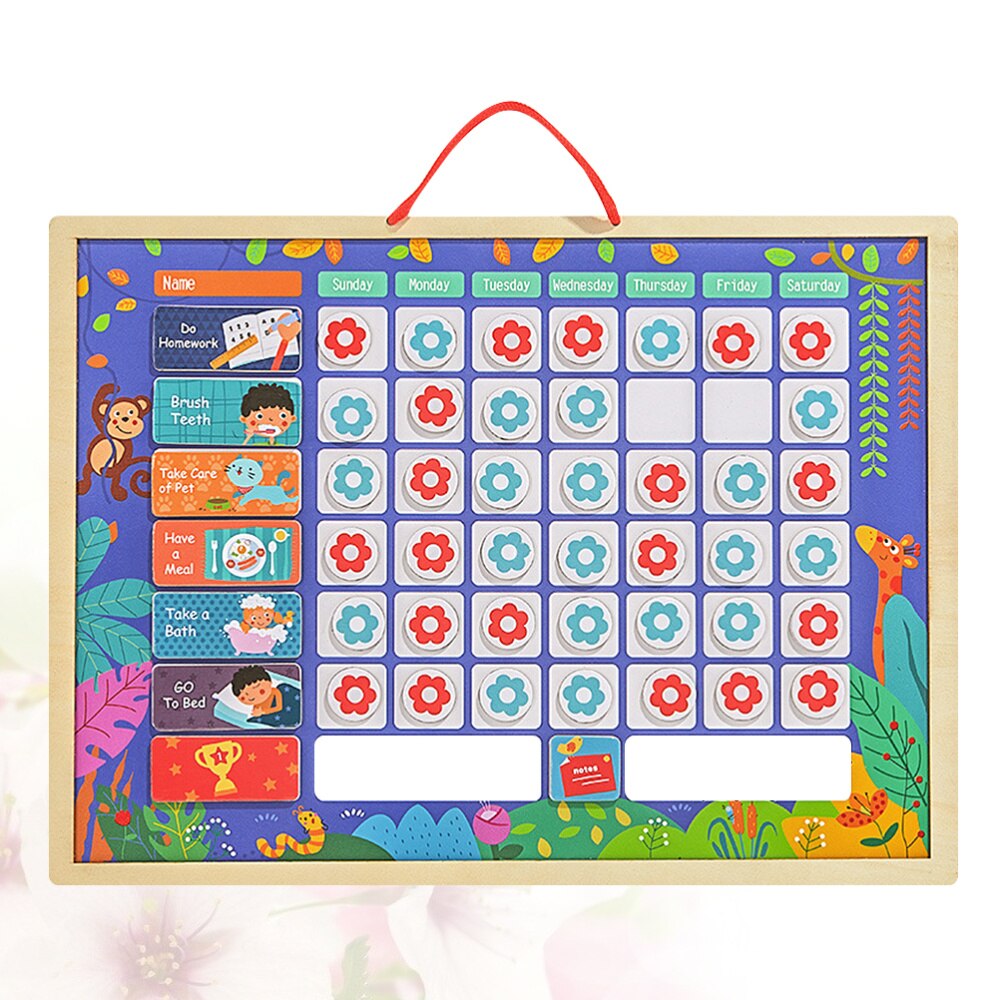 standard di Buona Abitudini Ricompensa Tabella Tabella di Autodisciplina Durevole disco di Crescita Bordo Appeso Ricompensa Da Tavolo