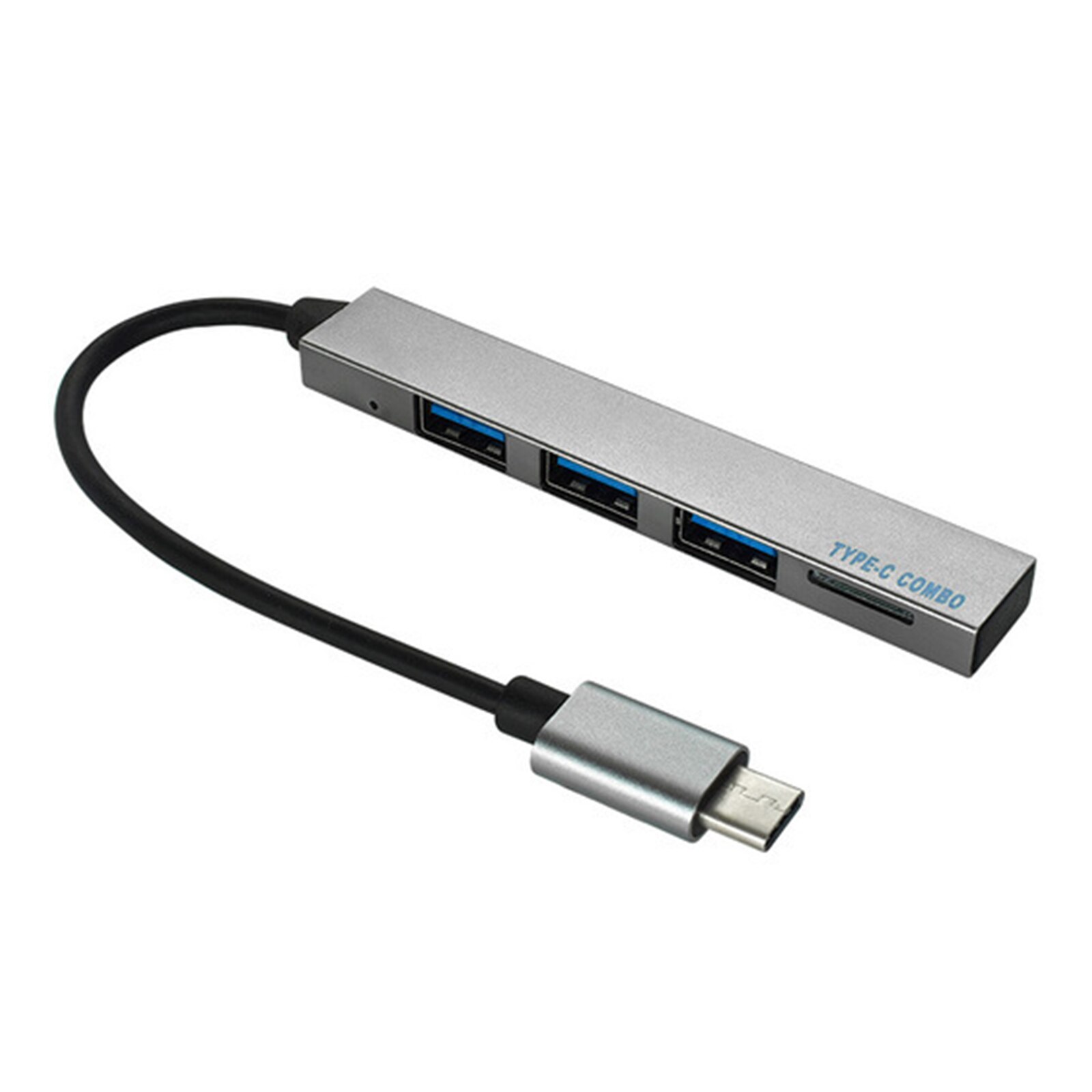 Expansion dock Type-C Hub Splitter Aluminum Alloy Type-C to USB 2.0 Adapter Card Reader
