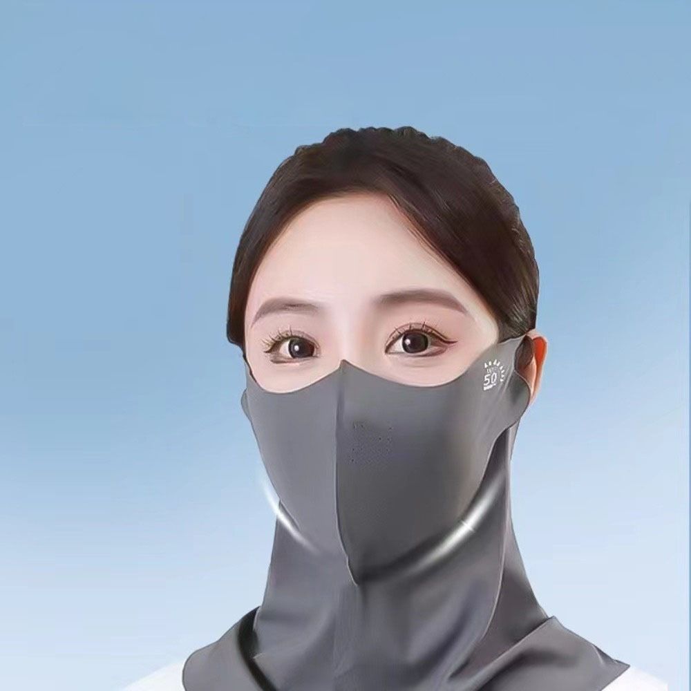 Cool Ice-Masque de Protection InjSun UPF50 +, Écharpe de Cou Anti-UV Respirante, Pare-Soleil pour l'Extérieur