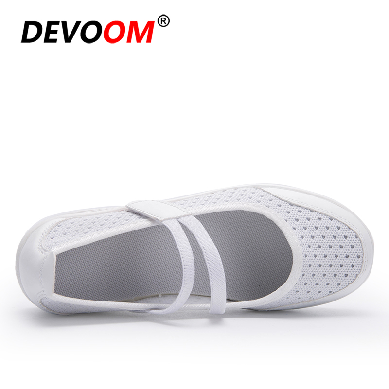 Women Black White Slimming Breathable Platform Swing Wedge Shoes Health Massage Shoes Feminino Zapatillas Deportivas Mujer