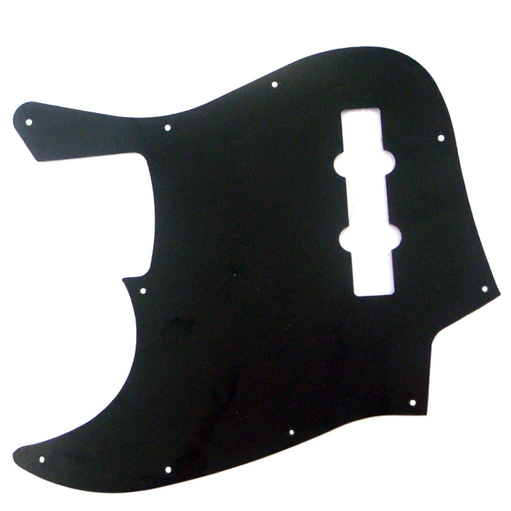 3Ply Jazz Bass Pick Guard Scratch Plate 10 Hole Replacements Parts Black