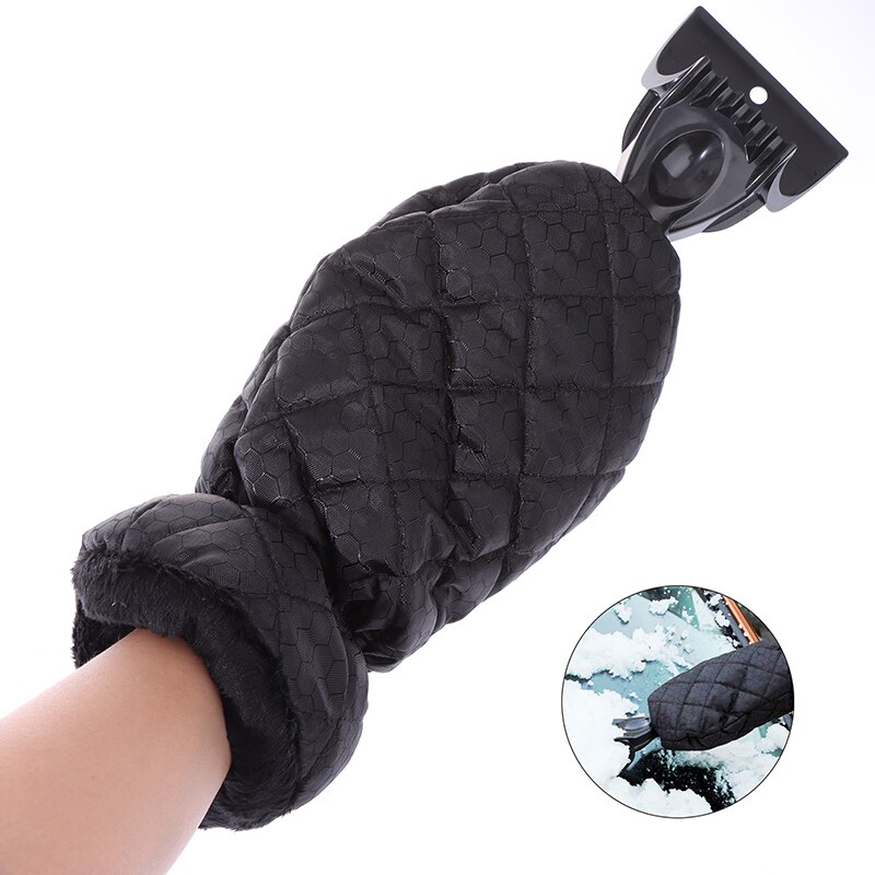 Verdickt Wärme Handschuh Auto Windschutzscheibe Eis Schnee Entfernung Schaber Hand Werkzeug Schaufel