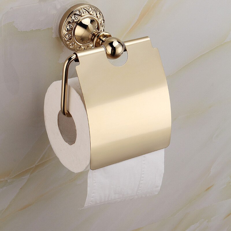 Antyczny mosiądz łazienka sprzętu zestaw złoty polerowany podwójny uchwyt na ręcznik akcesoria łazienkowe uchwyt ścienny robić montażu na ścianie łazienki produkty