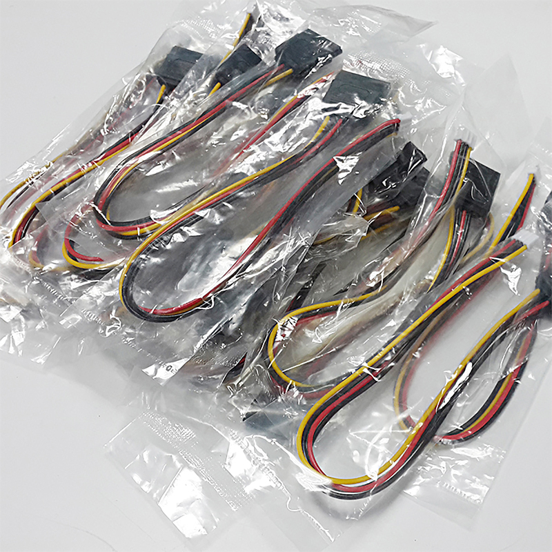 Cable de fuente de alimentación HDD SATA de tipo pequeño a 15 Pines, PH 2,0mm, 4 pines, 20AWG, para Industrial, todo en uno, HD Mini 5V, 12V