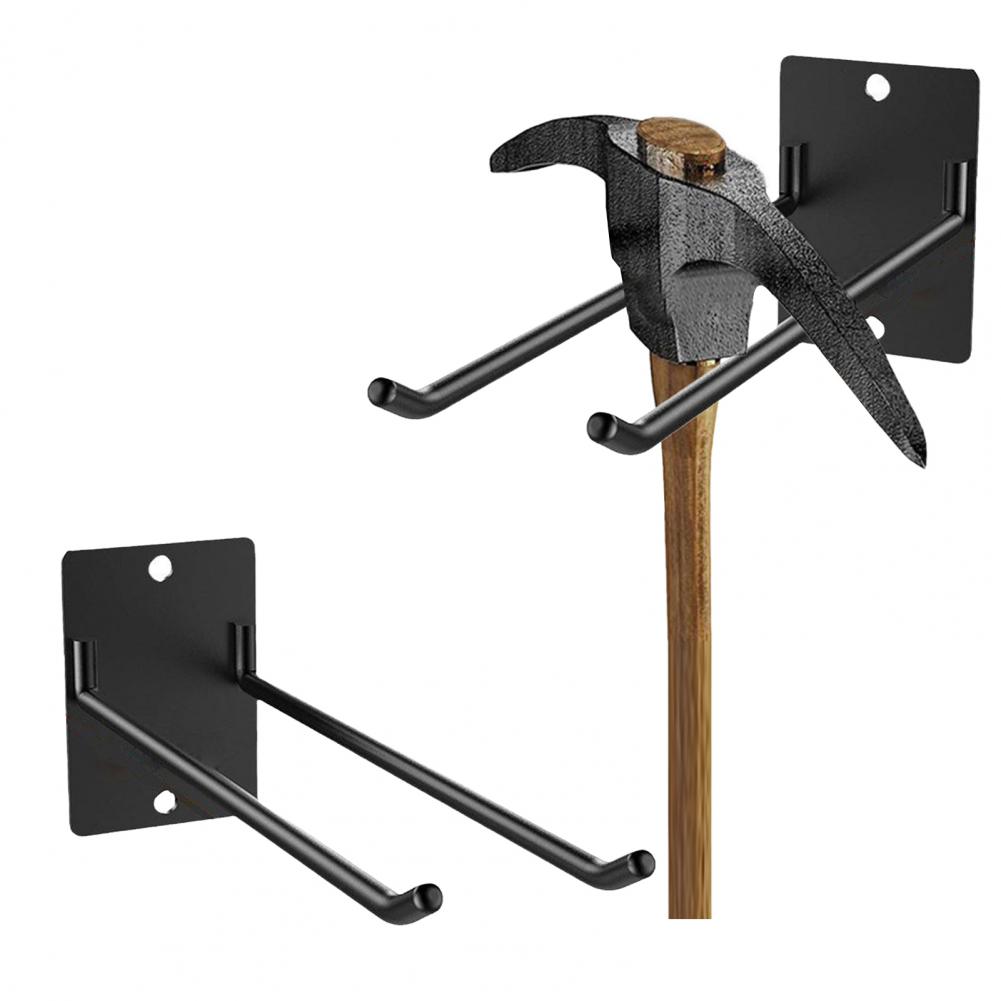 Heavy Duty Storage Rack Tool Organizer Heavy Duty Wall Mounted Storage Rack with 150lbs Load Capacity Double Hook for Organizing