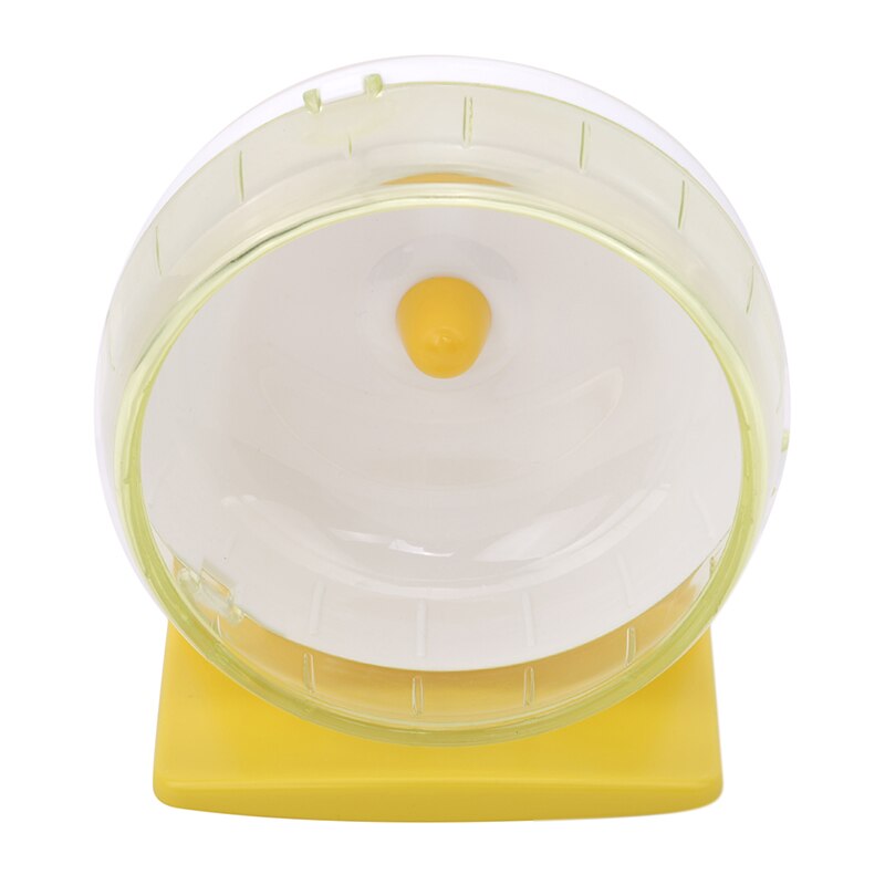 Juguete de disco para correr para hámster, rueda giratoria silenciosa para trotar, juguetes con ruedas, accesorios de jaula para hámster: yellow