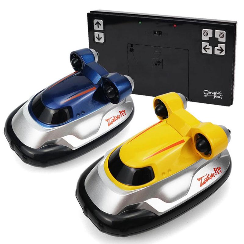 2.4G mini remote control hovercraft Radio Racing RC Submarine Toy Underwater Submarine Bath Toys For Kids