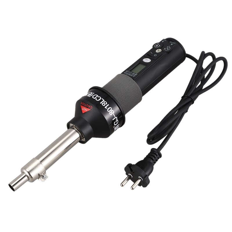 Prise ue, 450W 450 degrés réglable électronique chaleur Air outil 8018 Lcd dessoudage Station de soudure