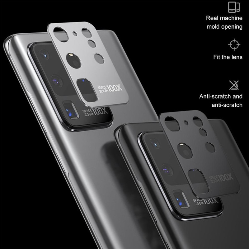 Metallo per il Nuovo Samsung Galaxy S20 S20Plus S20ultra Caso di Protezione Posteriore Dell'obiettivo di Macchina Fotografica S20 Ultra Plus Lenti Telefono Cellulare Della Copertura Della Protezione