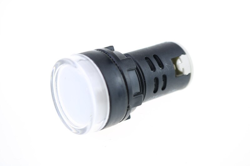 Voyant lumineux LED rouge/vert/Huang/bleu/blanc, AD16-22DS/220V: WHITE