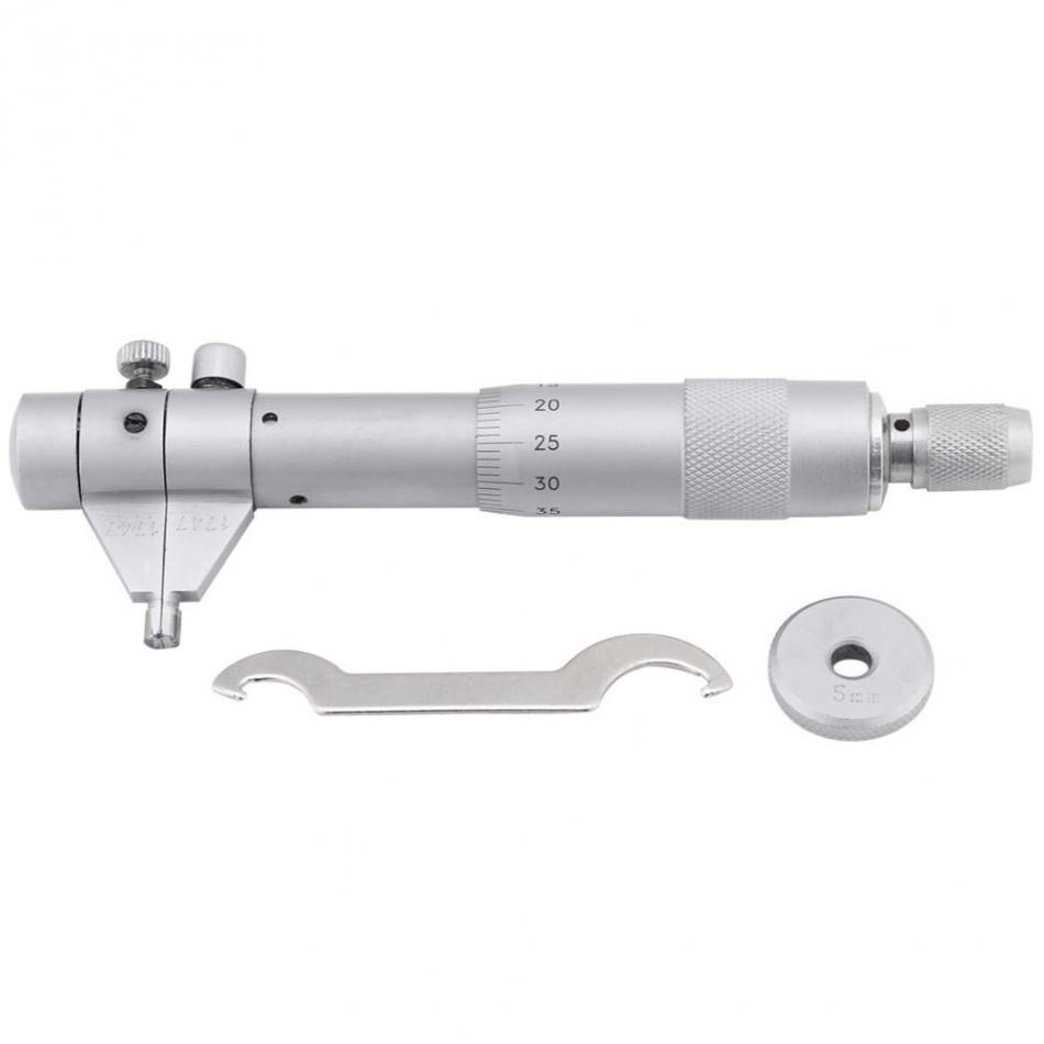 Micrómetro de diámetro interior de 5-30/25-50/50-75mm, calibrador de tornillo métrico de precisión de 0,01 MM, herramienta de medición de tamaño interno