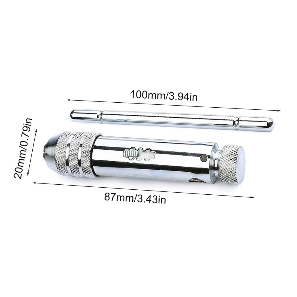 Verstelbare t-greep ratel tapsleutel machinistengereedschap gedraaide draad tappen handtapsleutel t-vormige tap scharnier handgereedschap