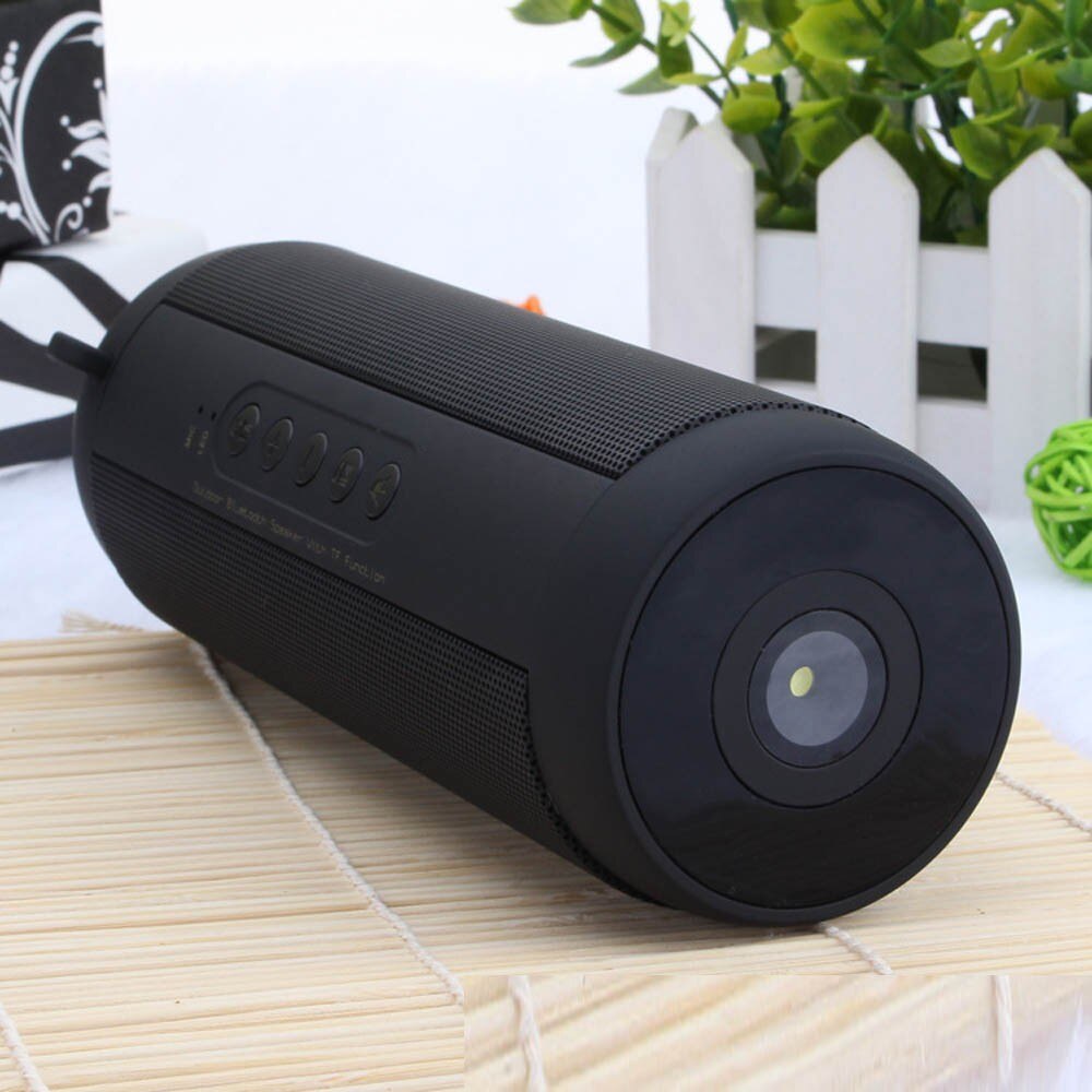 super-Portable Bluetooth Speaker Waterproof Outdoor Column Speaker Wireless Bluetooth Sound Box Flashlight Support Music Player