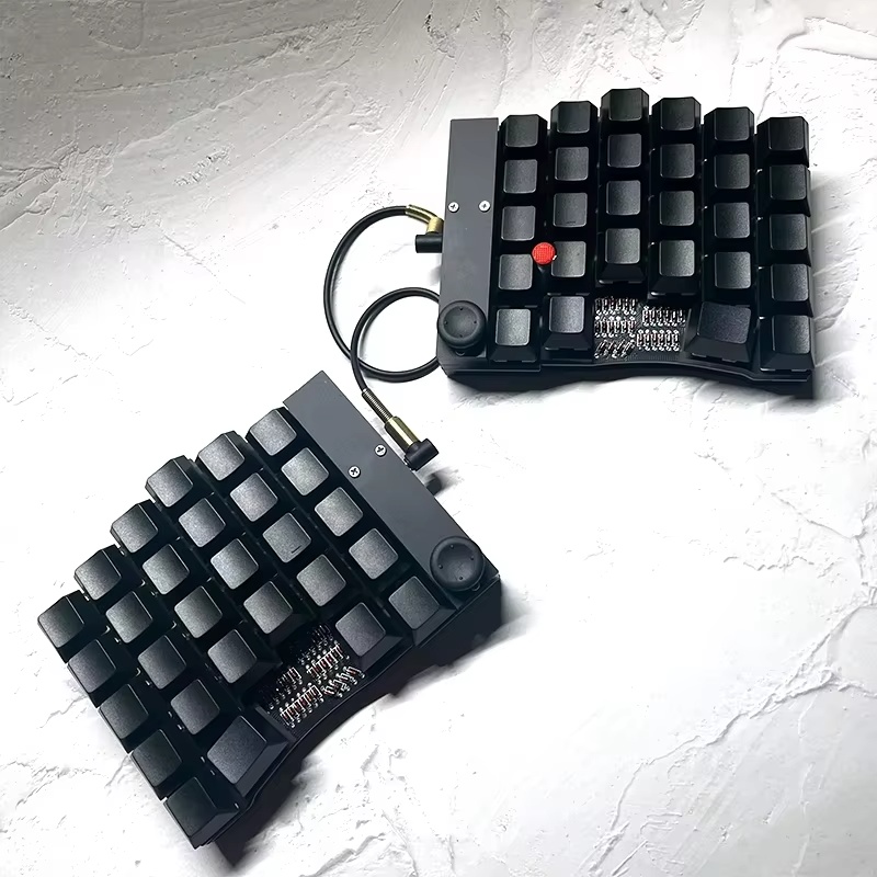 Do52 Split-toetsenbord Do52pro Mechanisch toetsenbord Split-toetsenbord 40% Diy Mini Custom-toetsenbord Thinkpad Pointing Rod-toetsenborden Pc: CAMEL