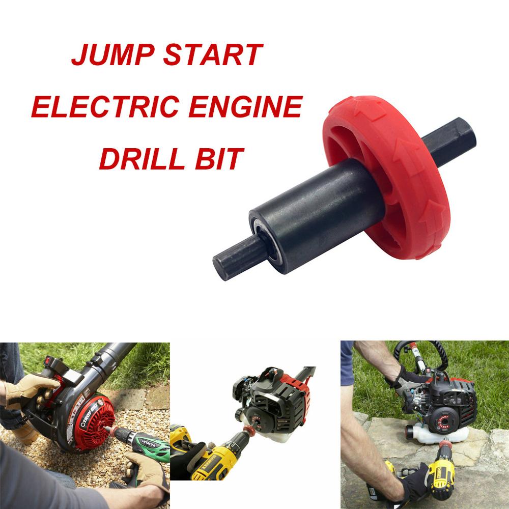 Jump Start Electric Engine Drill Bit Adapter For Troy-Bilt Plug ButtonSupport MA3
