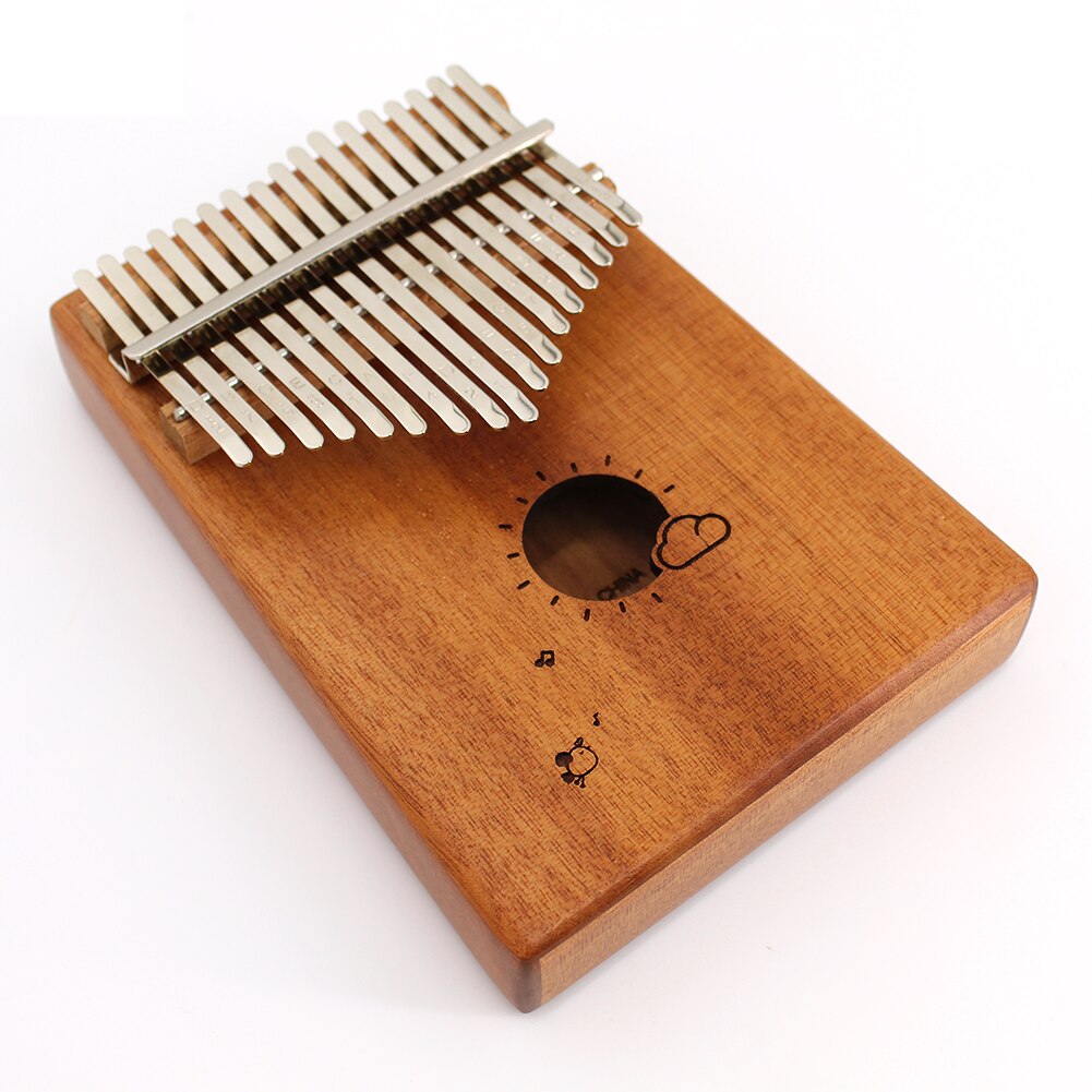 Percussion Musical Instrument Wood Thumb Finger Piano Mahogany 17 Keys Kalimba for Music Lovers Playing Accessories
