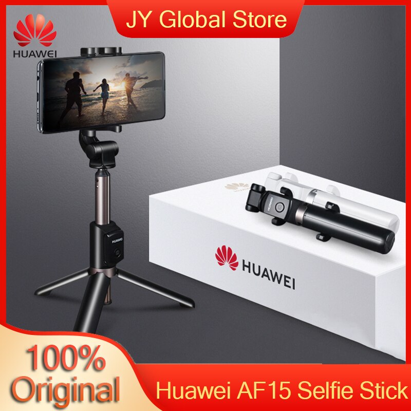 HUAWEI AF15 Bluetooth Selfie Stick Portable Travel Tripod Wireless Control Monopod Handheld for iOS iOS Huawei Xiaomi Phone