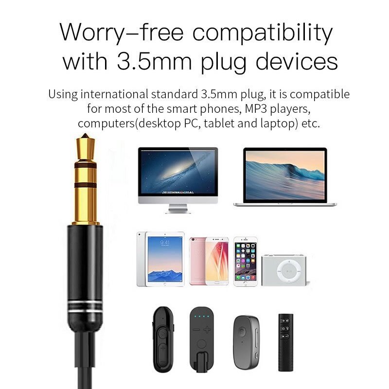 3.5mm High End Single Side Mono Earphone Mono Wired Headset For Mobile Phone Mp3 Radio Bluetooth Audio Receiver Short Line