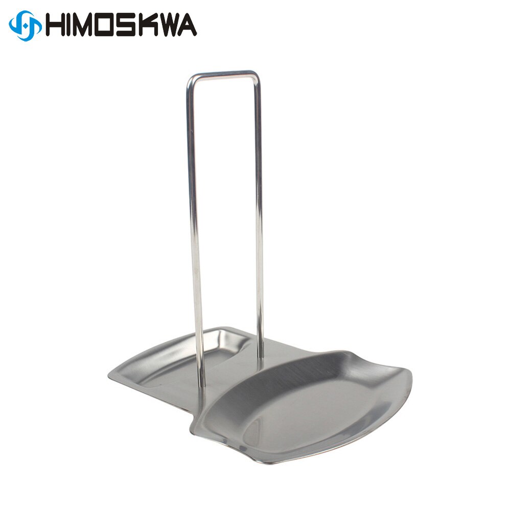 Stainless Steel Pan Pot Cover Lid Rack Stand Spoon Holder Stove Organizer Home Storage Soup Spoon Rests Kitchen Tools