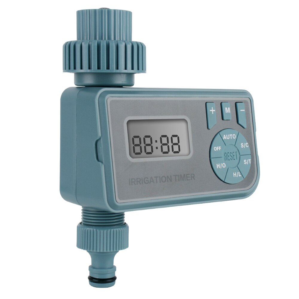 Automatic Watering Timer Garden Irrigation Controller LCD Display Intelligent Sprinkler Water Timer for Outdoor Yard Greenhouse