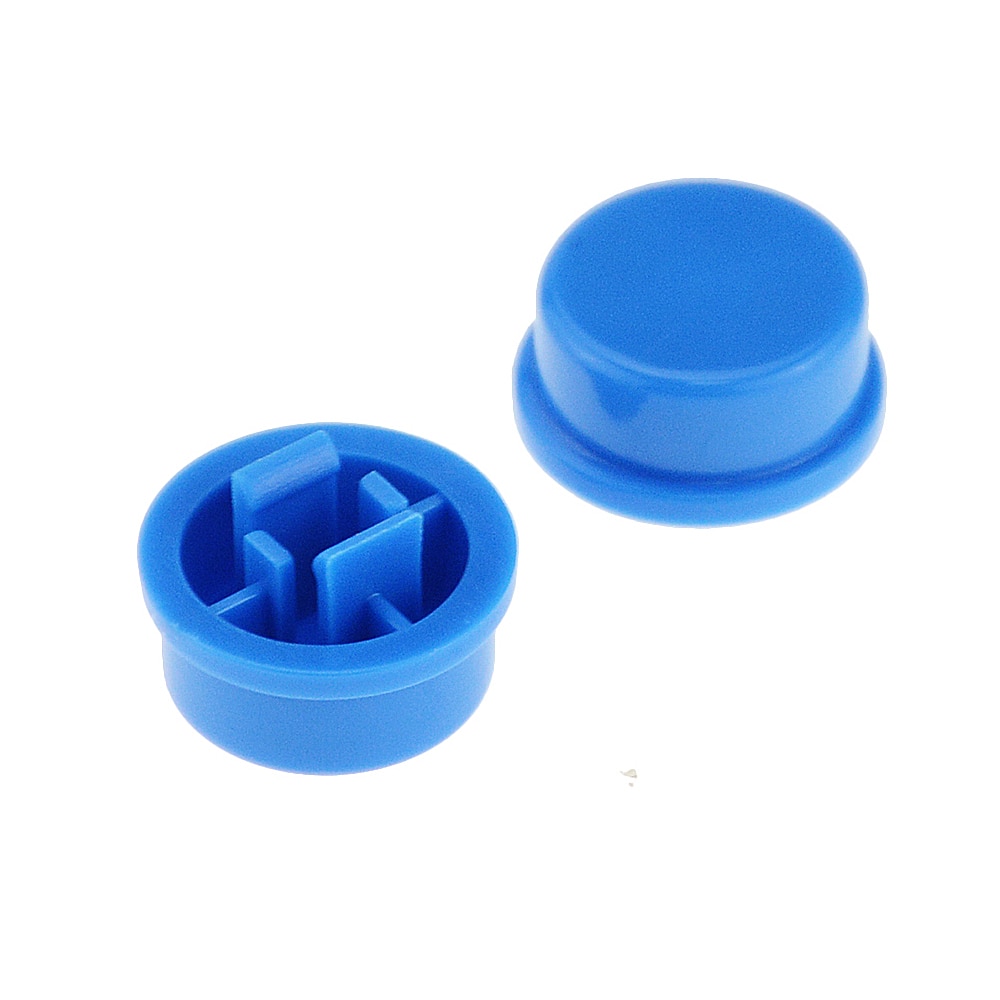 50PCS Round Tactile Button Caps Kits Suitable For 12 *12 *7.3MM Square Head Touch / Micro Switch Push Cap 12 x 12 x7.3mm