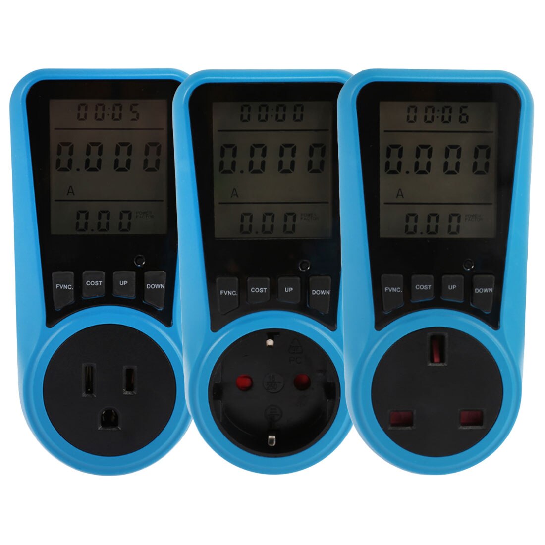 Strom Analyzer Monitor Steckdose Digital Spannung Wattmeter Power Verbrauch Watt Energie Meter KWh AC230VAC120V EU UNS UK Stecker