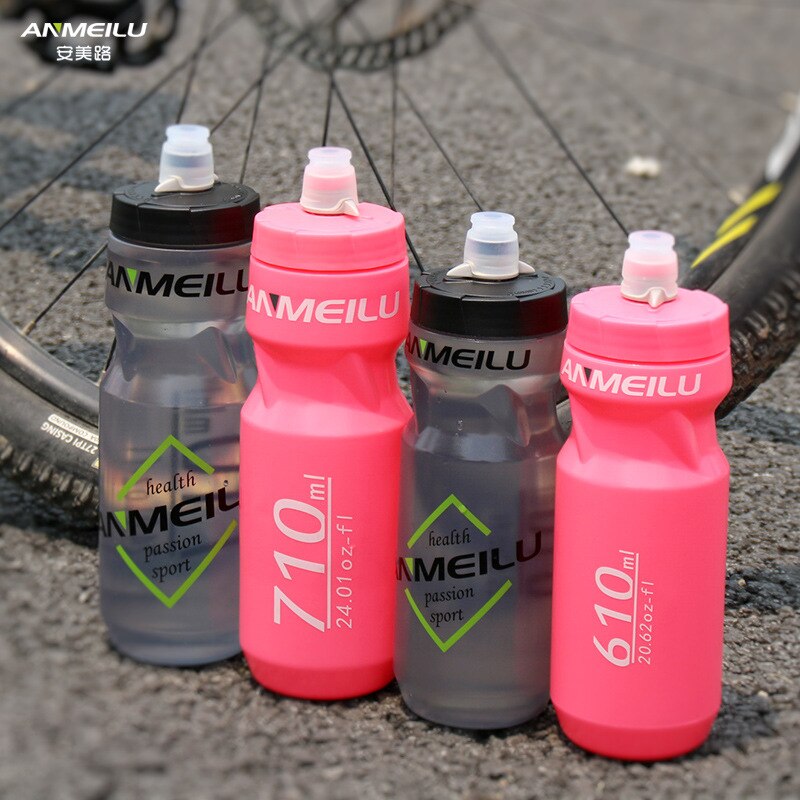ANMEILU-botella de agua portátil para ciclismo, accesorios para deportes al aire libre, cantimplora, acampada, senderismo, Garrafa