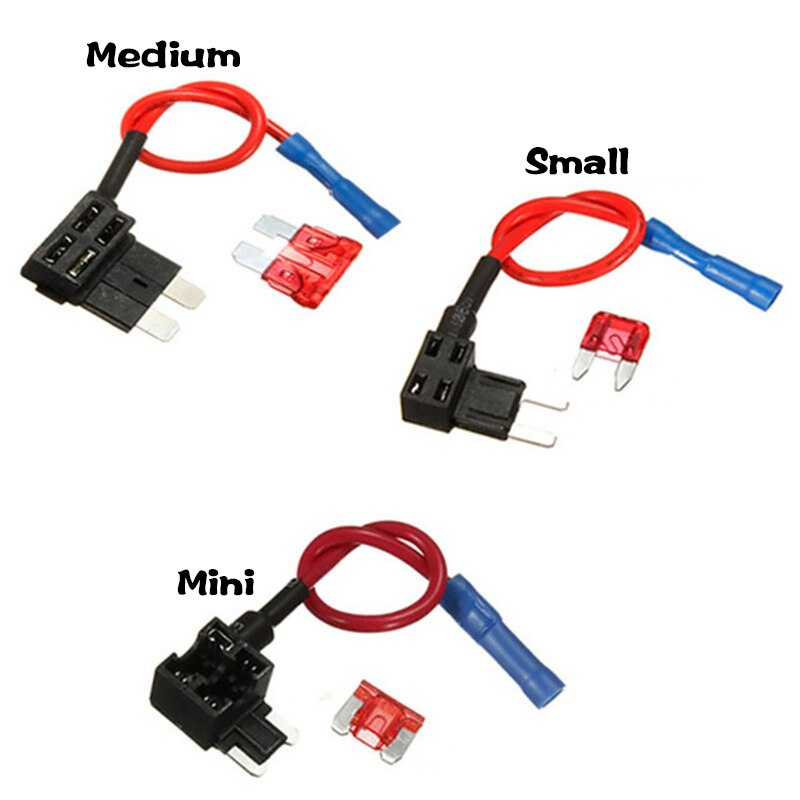 157/5000 12V support pour voiture adaptateur de robinet/Mini/petit fusible de porte de voiture de taille moyenne, add-a-circuit, cochon arrière, adaptateur avec lame 10A ATM