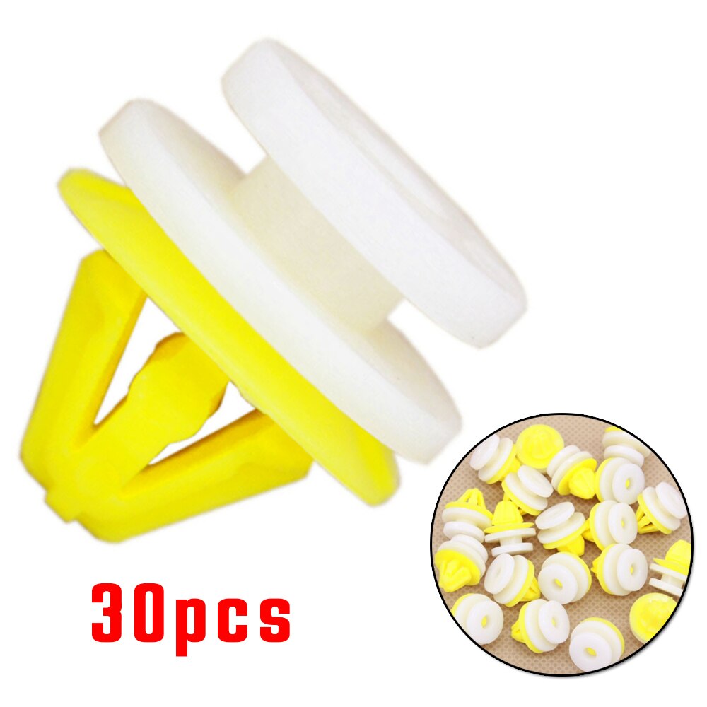 30Pcs Brand Retainer Nylon Fit For Land Rover LR2 Door Cladding Fastener Clips DYC500030 Interior Accessories