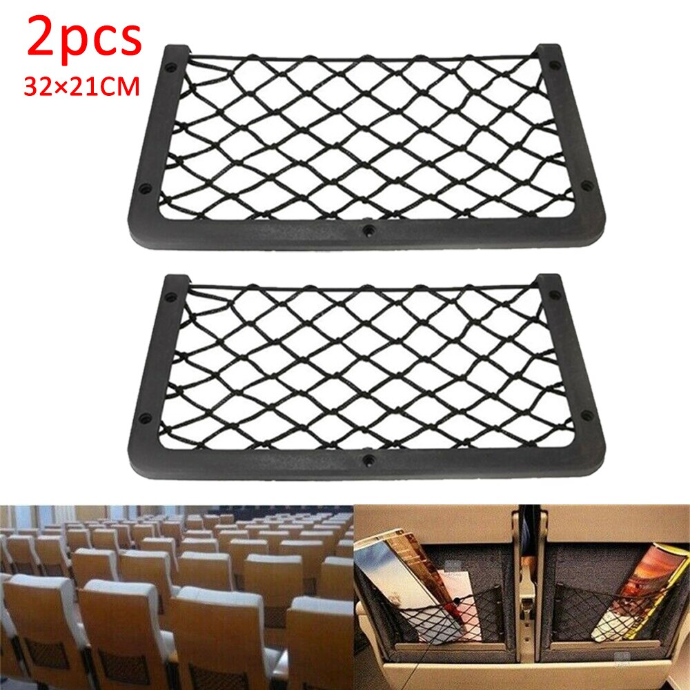 2 stk elastisk net opbevaringsnet opbevaring stort opbevaringsnet til caravan rv bådsmærke 320mm x 210mm