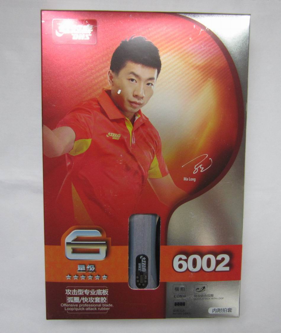 Racchette da ping-pong originali DHS 6002 con racchetta a 6 stelle DHS racchette finito racchetta finita racchetta da ping pong racchetta