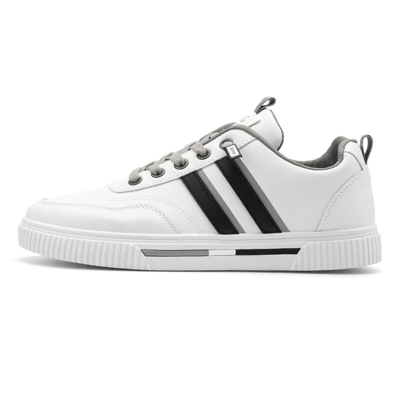 Hiver hommes chaussures Chaussures de Marche chaussures de plein air pour hommes blanc Toile chaussures hommes chaussures Plates menWarm cuir chaussures décontractées 40: A3 / 42