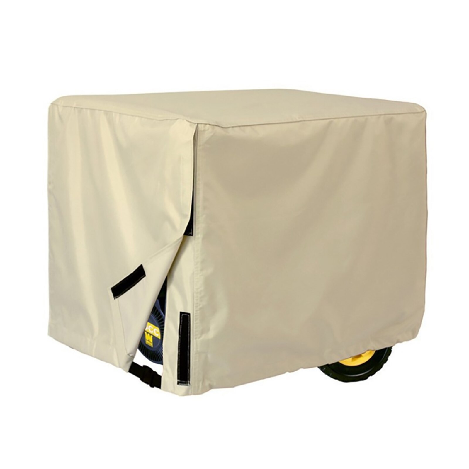 Black Generator Cover Windproof Protective Cover Canopy Shelter Waterproof Oxford Cloth All-Purpose Covers Accessories 3 Sizes: cream color / 81X61X61cm